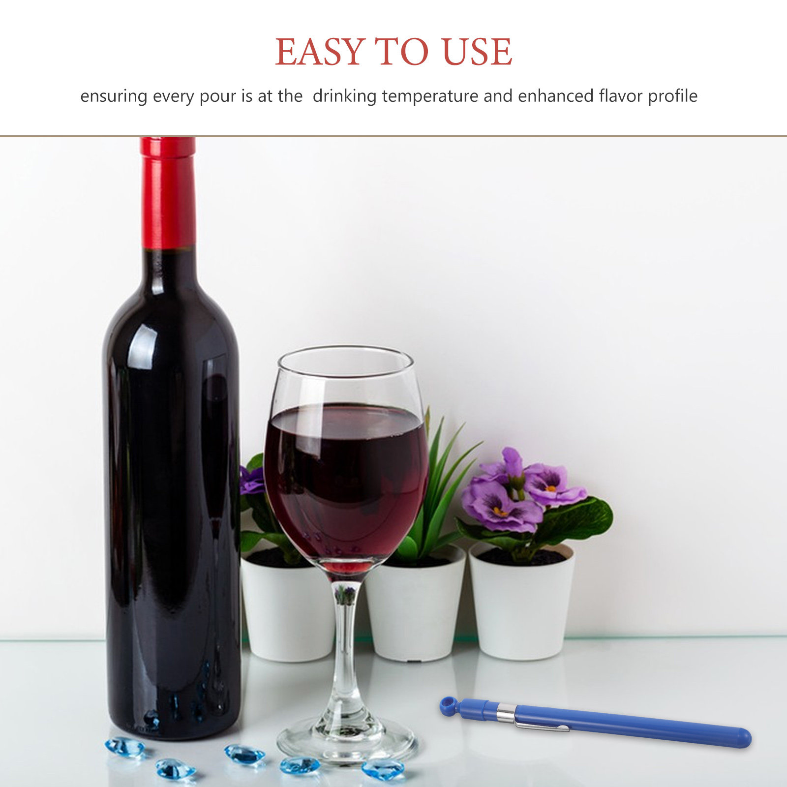 Termómetro de Vino de Vidrio,  - Home Cooking In reseña y precio